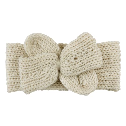 Baby Mädchen Stirnband Mit Schleifen Winter Warme Haarbänder Gestrickte Kopfbedeckung Für Kinder Handgefertigte Haar Accessoires Geschenk Zur Babyparty Baby Stirnband Mit Schleifen Häkel von Ukbzxcmws