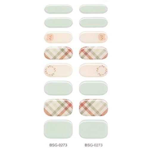 Beliebte Halbgehärtete Gel Nagelfolien Geeignet Für Art Dekorationen Niedliche Aufkleber Polnische Winter Maniküre Dekoration von Ukbzxcmws