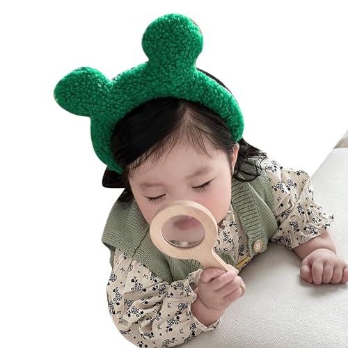 Cartoon Haar Baby Stirnband Haarband Mit Bär Ohren Fleece Kopfbedeckung Party Haar Zubehör Für Kind Fotografie Requisiten Baby Stirnband Mit Bär von Ukbzxcmws