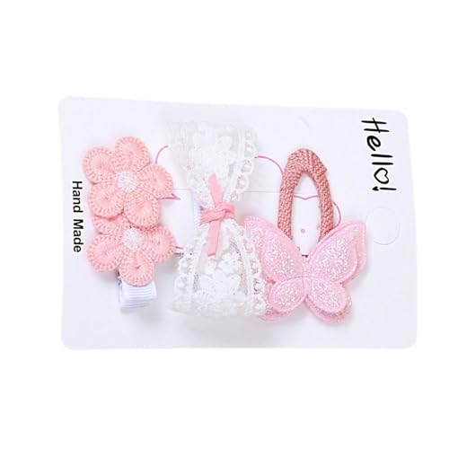 Haarspangen, Kopfschmuck, Haarnadel, Haarspangen, Spitze, Stickerei, Blumen-Clips für Babys, Kleinkinder, Haarschmuck, Blume, Säugling von Ukbzxcmws