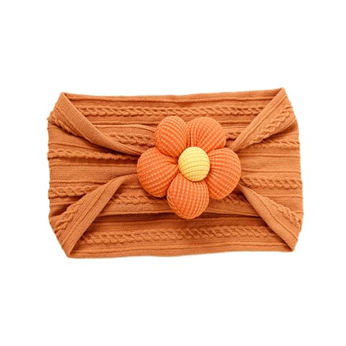 Hübsches Blumen Stirnband Für Babys Breites Haarband Einfarbig Blumen Kopfbedeckung Modisches Haar Accessoire Duschgeschenk Für Kleinkinder Elastisches Haar Accessoire Weiche Und Bequeme 5 von Ukbzxcmws