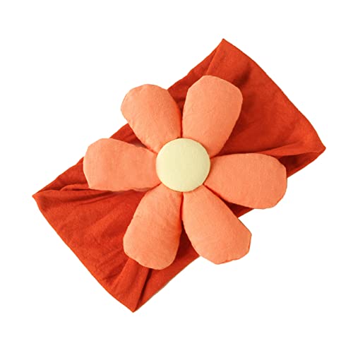 Kinder Blumen Haarband Baby Sechs Blütenblatt 3D Dekoratives Stirnband Baby Kopf Turban Breiter Rand Kinder Kopfbedeckung Zubehör Blumen Haarband Für Kleine Mädchen von Ukbzxcmws