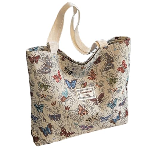 Lässige Canvas Tasche Für Damen Mit Organisationsfächern Große Umhängetasche Für Den Täglichen Gebrauch von Ukbzxcmws