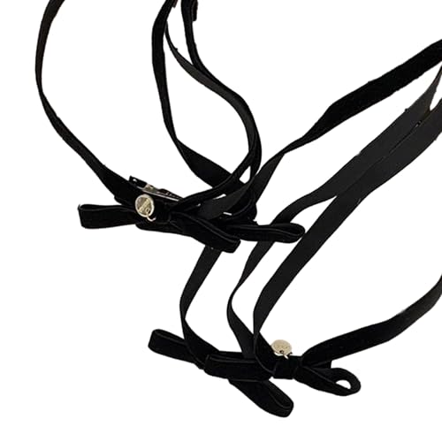 Langes Vintage-Haarband mit Schleife, seitlicher Clip, elegante Haarnadeln, modischer Haarschmuck, Schmuck für Damen und Mädchen, lange Haarnadeln, Haarschmuck für Mädchen und Frauen von Ukbzxcmws