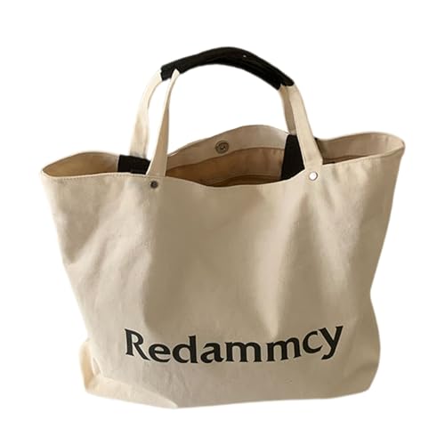 Modische Canvas Handtasche Mit Großem Fach Für Damen Koreanischen Stil Lässige Umhängetasche Für Studenten Und Pendler von Ukbzxcmws