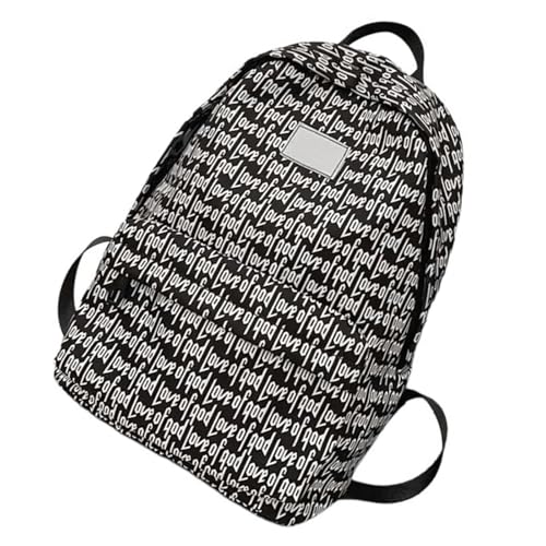 Modischer Bedruckter Rucksack Für Männer Und Frauen Nylon Schultasche Großer Rucksack Lässiger Tagesrucksack von Ukbzxcmws