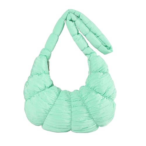 Plissierte Tasche Große Kapazität Umhängetaschen Einfarbig Knödeltaschen Modische Umhängetasche von Ukbzxcmws