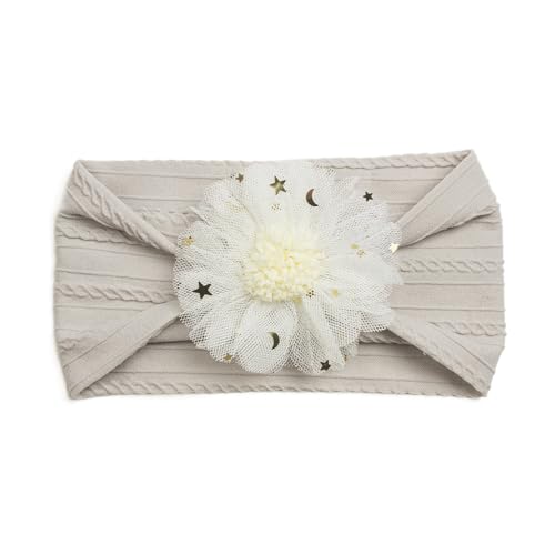 Schönes Baby Stirnband Breites Kopftuch Blumen Charme Kopfschmuck Elastisches Baby Haarband Blumen Kopfwickel Für Mädchen Alter Von 0–2 Jahren. Baby Blumen Stirnband Niedlicher Blumen von Ukbzxcmws