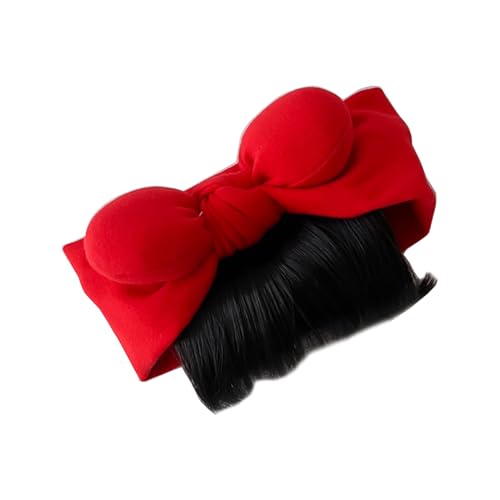Trendy Baby Kopfbedeckung BowKnot Mädchen Perücke Haar Modisches Haar Accessoire Coaplsy Partydekorationen Für Kinder Mädchen Haarteil Haarband von Ukbzxcmws