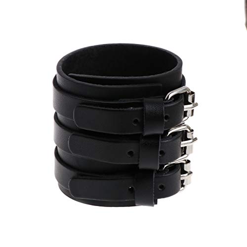 Ukbzxcmws Armband aus Kunstleder, 3 Stränge, 260 x 60 mm, 3 Stränge, mehrschichtige Perlenarmbänder von Ukbzxcmws