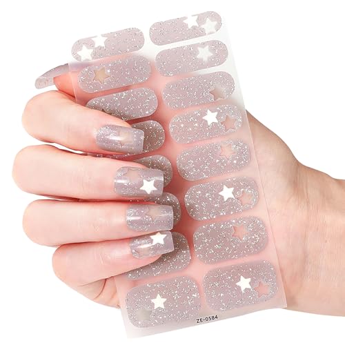 Wasserdichter Nagelaufkleber Schmetterlings Nagellack Aufkleber Selbstklebende Gele Nagelstreifen Mit Nagelfeile Nageldekorationen von Ukbzxcmws