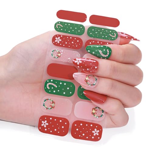 Weihnachts Nagelaufkleber Set Wasserfest Weihnachtsmann Nagelaufkleber Für Frauen Und Mädchen Festliche Maniküre Nagelkunst Dekoration Weihnachts Nagelaufkleber Set Wasserfest Weihnachtsmann Nagelaufkleber Für Frauen Und Mädchen Festliche Maniküre Nagelkunst Dekoration von Ukbzxcmws