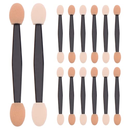 50 Stück Ukerdo Einweg Lidschatten Pinsel Latex Applikatoren Comestik Doppelt Beendet Seiten Machen Up-7.7cm von Ukerdo