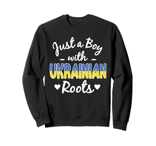 Nur EIN Junge mit ukrainischen Wurzeln Ukraine Pride Man Sweatshirt von Ukraine Flag Designs Proud Ukrainian Roots
