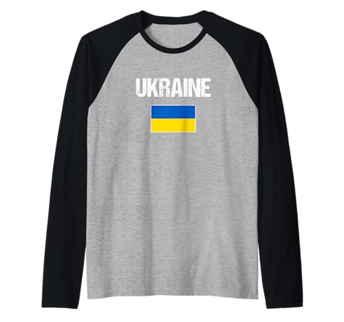 Herren Ukraine Flagge Ukrainisch Ukraine Raglan Herren Ukraine Flagge Ukrainisch Ukraine Raglan von Ukraine Flag Ukrainian T Shirt