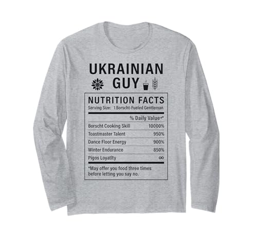 Lustiger ukrainischer Kerl Stolze Männer mit ukrainischen Wurzeln Langarmshirt Lustiger ukrainischer Kerl Stolze Männer mit ukrainischen Wurzeln Langarmshirt von Ukrainian Culture Gifts for Ukrainian Men