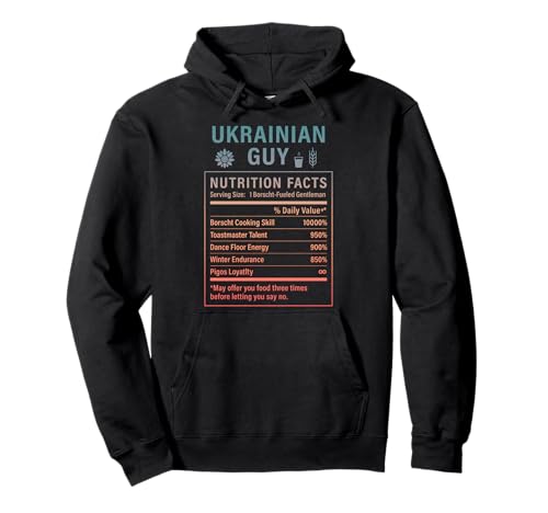 Lustiger ukrainischer Kerl Stolze Männer mit ukrainischen Wurzeln Pullover Hoodie von Ukrainian Culture Gifts for Ukrainian Men
