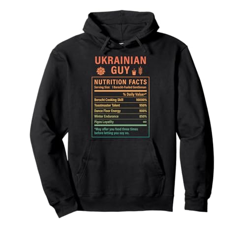 Lustiger ukrainischer Kerl Stolze Männer mit ukrainischen Wurzeln Pullover Hoodie von Ukrainian Culture Gifts for Ukrainian Men