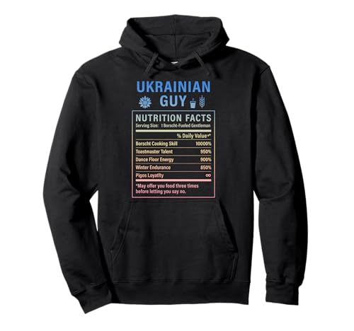 Lustiger ukrainischer Kerl Stolze Männer mit ukrainischen Wurzeln Pullover Hoodie von Ukrainian Culture Gifts for Ukrainian Men