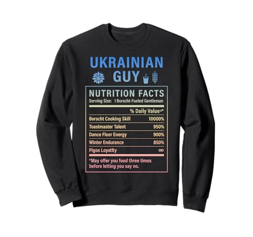 Lustiger ukrainischer Kerl Stolze Männer mit ukrainischen Wurzeln Sweatshirt von Ukrainian Culture Gifts for Ukrainian Men