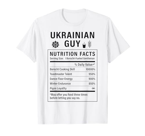 Lustiger ukrainischer Kerl Stolze Männer mit ukrainischen Wurzeln T-Shirt von Ukrainian Culture Gifts for Ukrainian Men