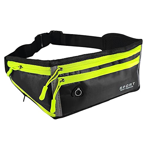 Uktunu Sport Bauchtasche wasserdichte Sportgürtel Leichtgewicht Hüfttasche Gürteltasche für Trinkflasche Reflektierend Lauftasche Laufgürtel Sporttasche Damen und Herren für Joggen Wandern Fitnesss von Uktunu