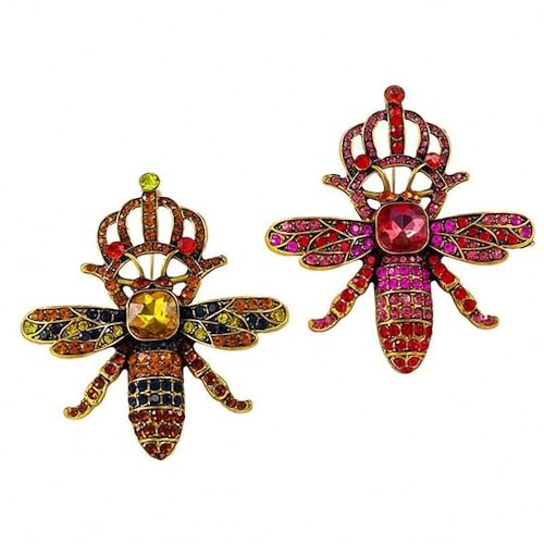 2pcs Vintage Tier Insekten Brosche Pin Set Elegante Strass simulierte Perlen Corsages Schal Clips Schmuck Zubehör 2pcs Vintage Tier Insekten Brosche Pin Set Elegante Strass simulierte Perlen Corsages Schal Clips Schmuck Zubehör von Ulalaza