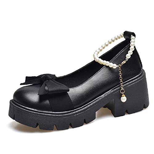 Damen Plattform Mary Janes Schuhe Sweet Toe Knöchel Lolita Gothic Plateau Kleid Pumps Schuhe Chunky Plateauschuhe Lackleder Kleid Schuhe Damen Plattform Mary Janes Schuhe Sweet Toe Knöchel Lolita Gothic Plateau Kleid Pumps Schuhe Chunky Plateauschuhe Lackleder Kleid Schuhe von Ulalaza