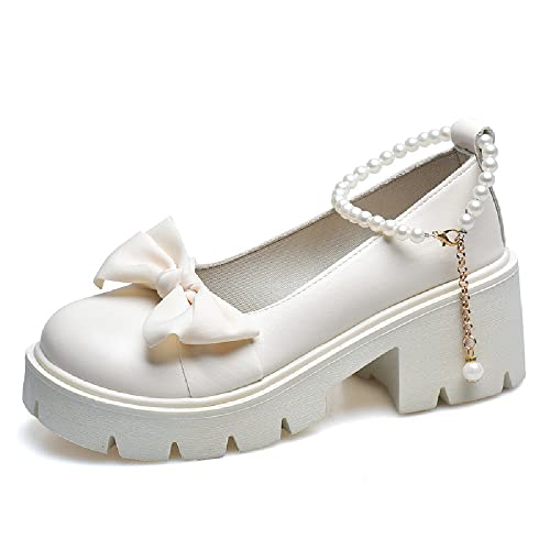 Damen Plattform Mary Janes Schuhe Sweet Toe Knöchel Lolita Gothic Plateau Kleid Pumps Schuhe Chunky Plateauschuhe Lackleder Kleid Schuhe Damen Plattform Mary Janes Schuhe Sweet Toe Knöchel Lolita Gothic Plateau Kleid Pumps Schuhe Chunky Plateauschuhe Lackleder Kleid Schuhe von Ulalaza