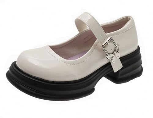 Damen Plattform Mary Janes Schuhe Sweet Toe Knöchel Lolita Gothic Plateau Kleid Pumps Schuhe Chunky Plateauschuhe Lackleder Kleid Schuhe Damen Plattform Mary Janes Schuhe Sweet Toe Knöchel Lolita Gothic Plateau Kleid Pumps Schuhe Chunky Plateauschuhe Lackleder Kleid Schuhe von Ulalaza