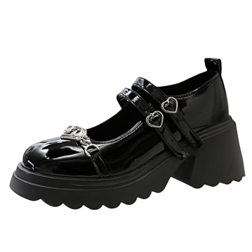 Frauen Lolita Schuhe Absatz Mary Jane Spitze Pumps mit Schleife Kawaii Nette Cosplay Keil Stiefel Cross Strap Block Heel Süße Art Frauen Lolita Schuhe Absatz Mary Jane Spitze Pumps mit Schleife Kawaii Nette Cosplay Keil Stiefel Cross Strap Block Heel Süße Art von Ulalaza