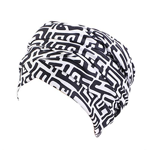 Ulalaza Damen Kopftuch Chemo Krebs Hut Mütze Schlaf Turban Kopf Wraps Kopfbedeckungen Traceless Bonnet Cap Nacht Hut von Ulalaza