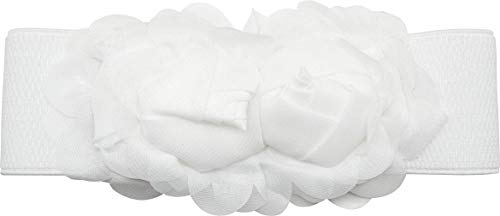 Ulalaza Elastischer Taillengürtel mit Blumenmuster, trendiger Schleifenbund, Stretch, breiter Taillengürtel für Kleid Ulalaza Elastischer Taillengürtel mit Blumenmuster, trendiger Schleifenbund, Stretch, breiter Taillengürtel für Kleid von Ulalaza