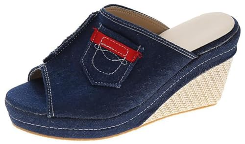 Ulalaza Frauen Plattform Mary Jane Wedge Bat Herzkette Sandalen Offene Spitzen -Knöchel Gothic Lolita Plattform Kleid Pumps Schuhe klobige Plattform Schuhe Patent Lederschuhe von Ulalaza