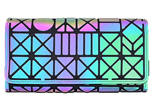 Ulalaza Geometrische leuchtende Einkaufstasche Holographische Geldbörsen und Handtaschen Flash Reflective Crossbody Bag für Frauen Ulalaza Geometrische leuchtende Einkaufstasche Holographische Geldbörsen und Handtaschen Flash Reflective Crossbody Bag für Frauen von Ulalaza