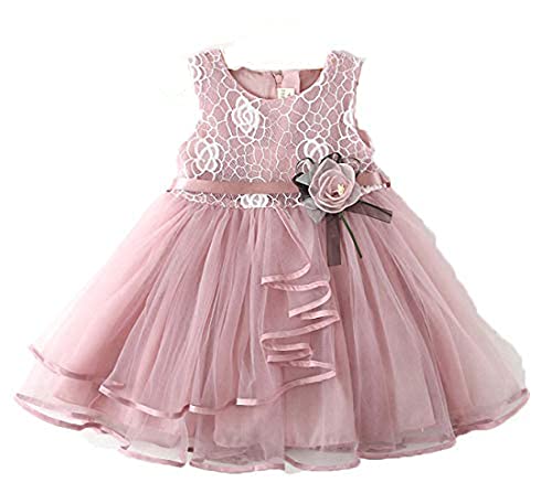 Ulalaza Prinzessin Poofy Blume Mädchen Kleider Geburtstag Party Cosplay Hochzeit Pageant Party Dress-Up von Ulalaza