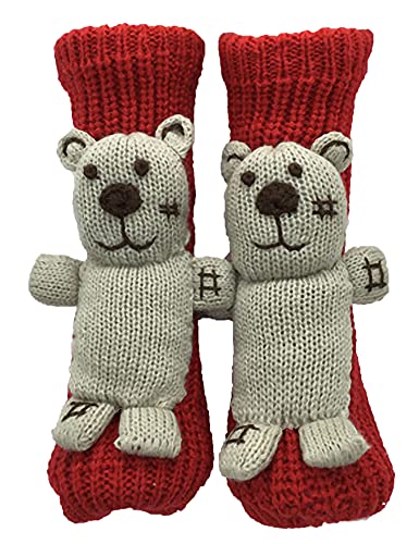 Ulalaza Rutschfeste Bodensocken für den Haushalt Strickpullover Freizeitsocken Hausschuhe Socken für Damen von Ulalaza