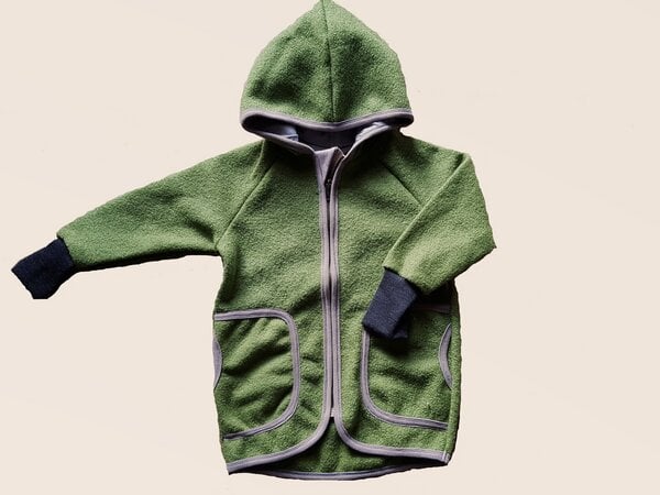 Ulalü Kinder Wollwalkjacke mit Reißverschluss von Ulalü