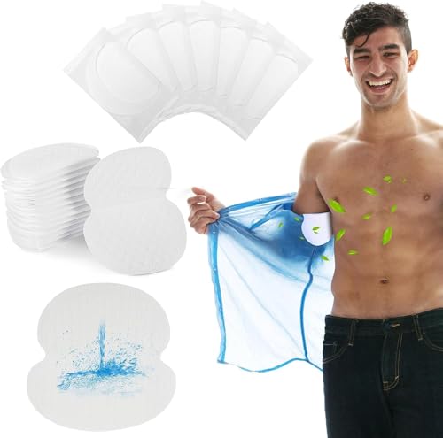 Achselpads Damen & Herren, 50 Stück Schweißpads Selbstklebend, Unsichtbare Unterarm Pads gegen Schwitzen & Flecken – Geruchlos, Extra Saugstark für Alltag & Reise von Ulanox