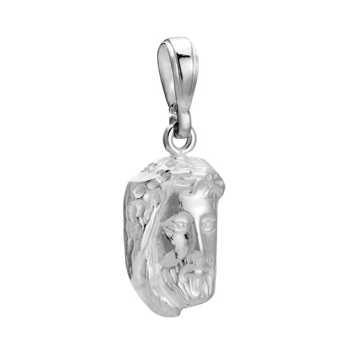 Ulex Premium 925 Sterling Silber Anhänger Medaillon Muttergottes der immerwährenden Hilfe poliert edel religiös Schutz Schmuck von Ulex Premium