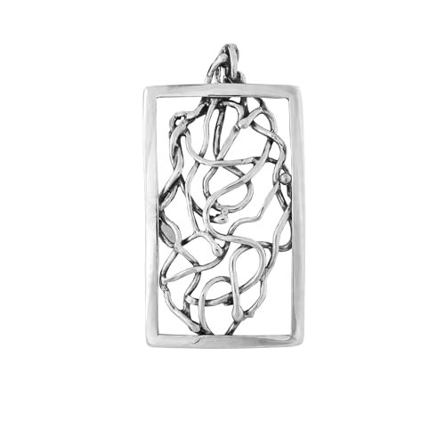 Ulex Premium 925 Sterling Silber Anhänger oxidiert und poliert Vintage Optik handgefertigtes Design Modeschmuck für Damen einzigartiger Halsschmuck Ulex Premium 925 Sterling Silber Anhänger oxidiert und poliert Vintage Optik handgefertigtes Design Modeschmuck für Damen einzigartiger Halsschmuck von Ulex Premium