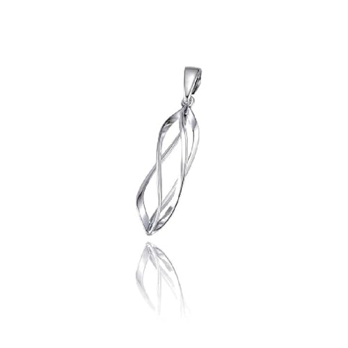 Ulex Premium 925 Sterling Silber poliert und oxidierter Spirale Anhänger, modernes Design, einzigartig, Damen Herren Schmuck, modisch, langlebig Ulex Premium 925 Sterling Silber poliert und oxidierter Spirale Anhänger, modernes Design, einzigartig, Damen Herren Schmuck, modisch, langlebig von Ulex Premium