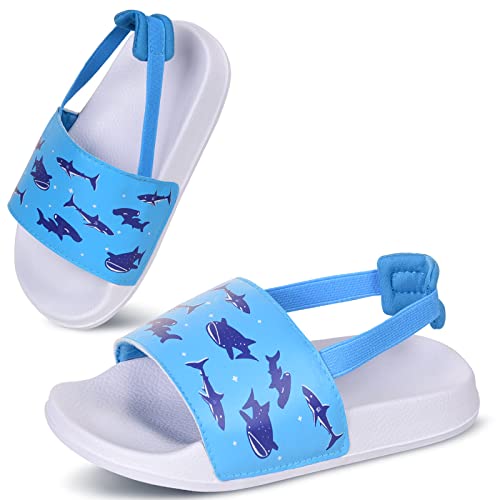 Ulikey Badelatschen Kinder, Badeschlappen Mädchen, Sommer Flache Hausschuhe, Kinder Strand Badesandalen, Rutschfest Leicht Dusch Badeschuhe für Mädchen Jungen Schwimmen und Strände Sandalen 20-30 von Ulikey