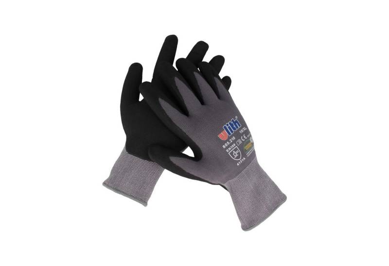 Ulith Gartenhandschuhe PROFI Montage Feinstrickhandschuhe - Kautschuk-Spezialbeschichtung von Ulith