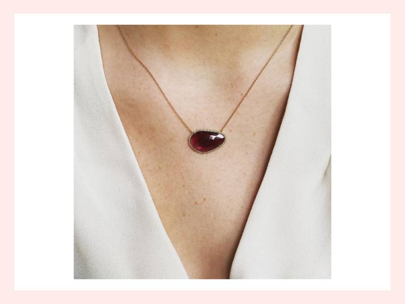 Ulka Rocks Asherton Turmalin Kette in 14K Gold von UlkaRocks