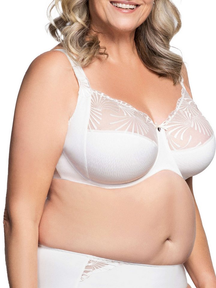 Ulla Dessous Bügel-BH BH mit Bügel Emily (Stück, 1-tlg) 3-teilige Schnittführung, Microfaser, Floral, feminin von Ulla Dessous