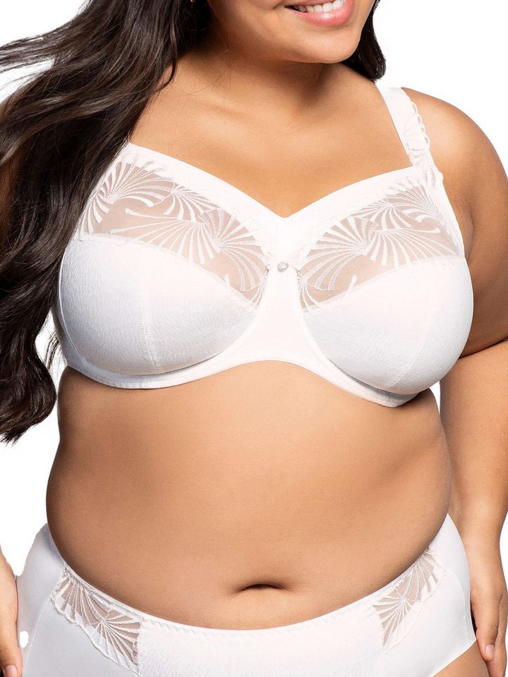 Ulla Dessous Bügel-BH BH mit Bügel Emily (Stück, 1-tlg) genähte Cups, Microfaser, Floral, feminin von Ulla Dessous