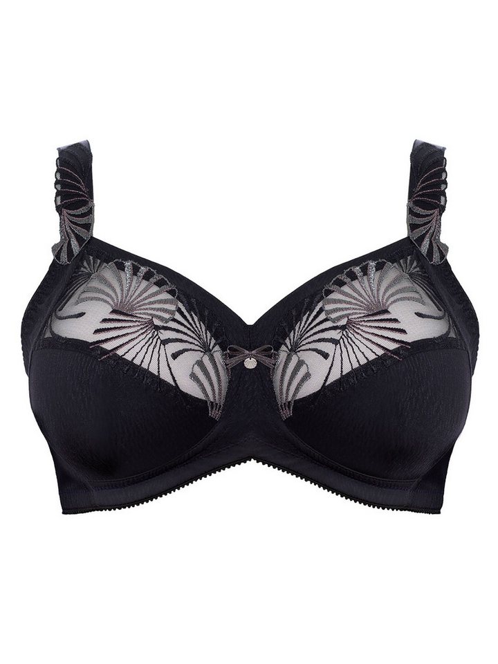 Ulla Dessous Entlastungs-BH BH ohne Bügel Emily (Stück, 1-tlg) genähte Cups, Floral, Materialmix von Ulla Dessous
