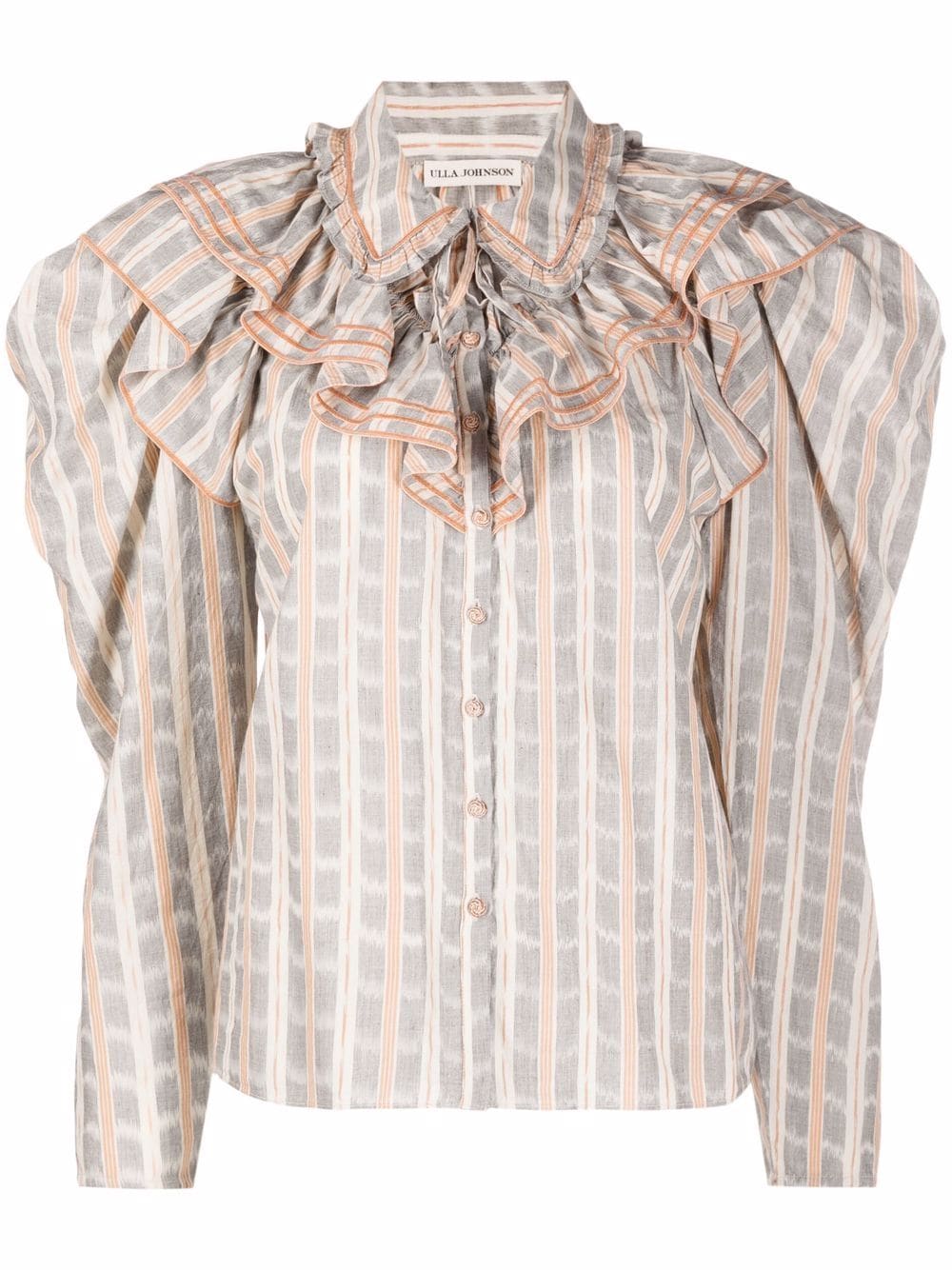 Ulla Johnson Bluse mit Karomuster - Nude von Ulla Johnson