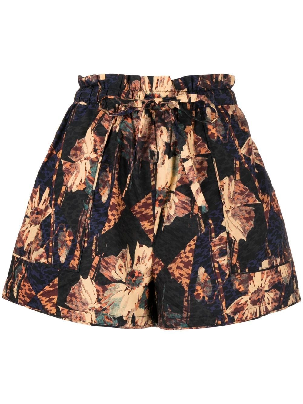 Ulla Johnson Shorts mit Blumen-Print - Braun von Ulla Johnson